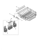 Lower rack parts, optional parts (not included)