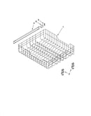 Upper rack and track parts