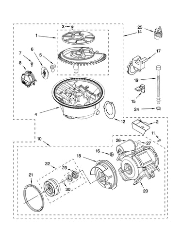 Pump and motor parts