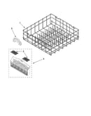 Lower rack parts, optional parts (not included)