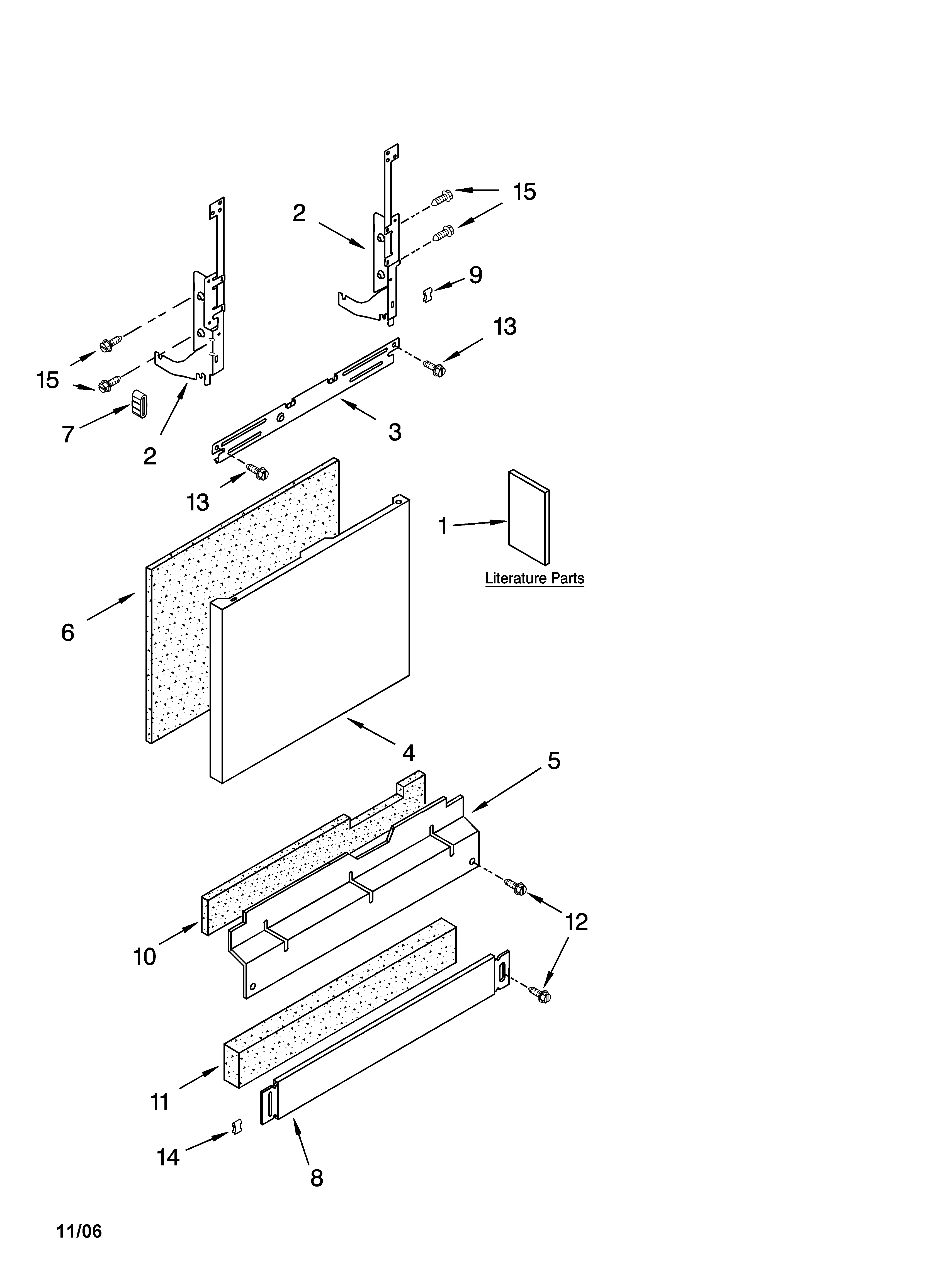 Door and panel parts