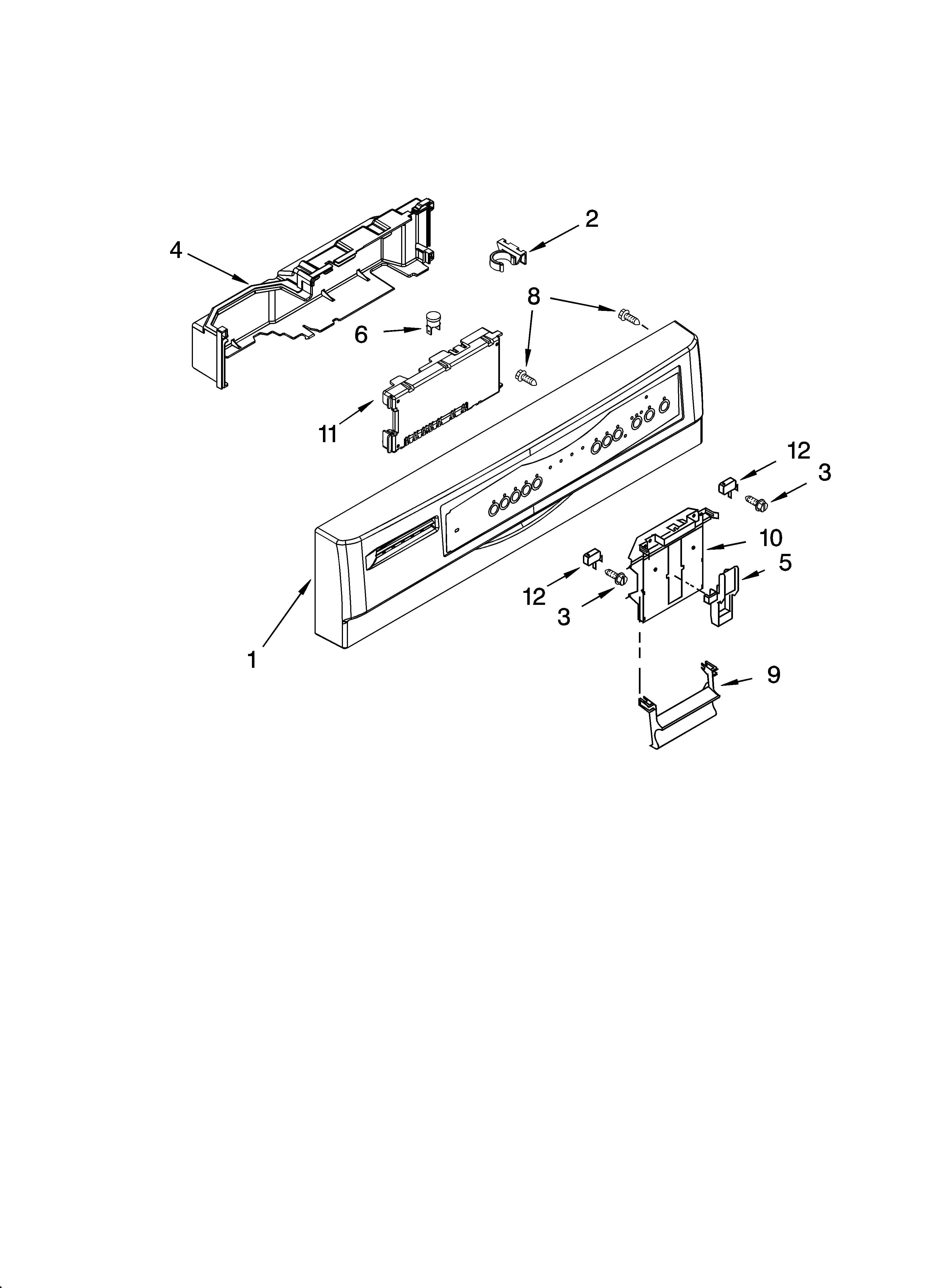 Control panel parts