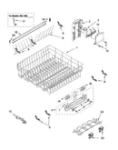 Upper rack and track parts