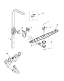 Upper wash and rinse parts