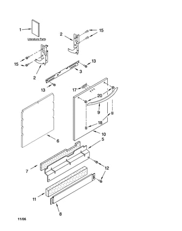 Door and panel parts