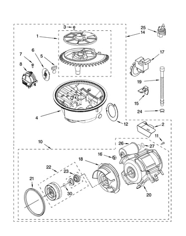 Pump and motor parts