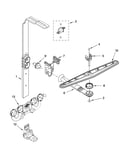 Upper wash and rinse parts
