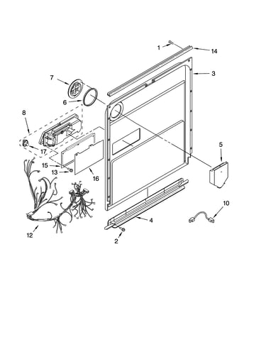 Door and latch parts
