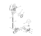 Kenmore Elite 66513794K602 fill and overfill parts diagram