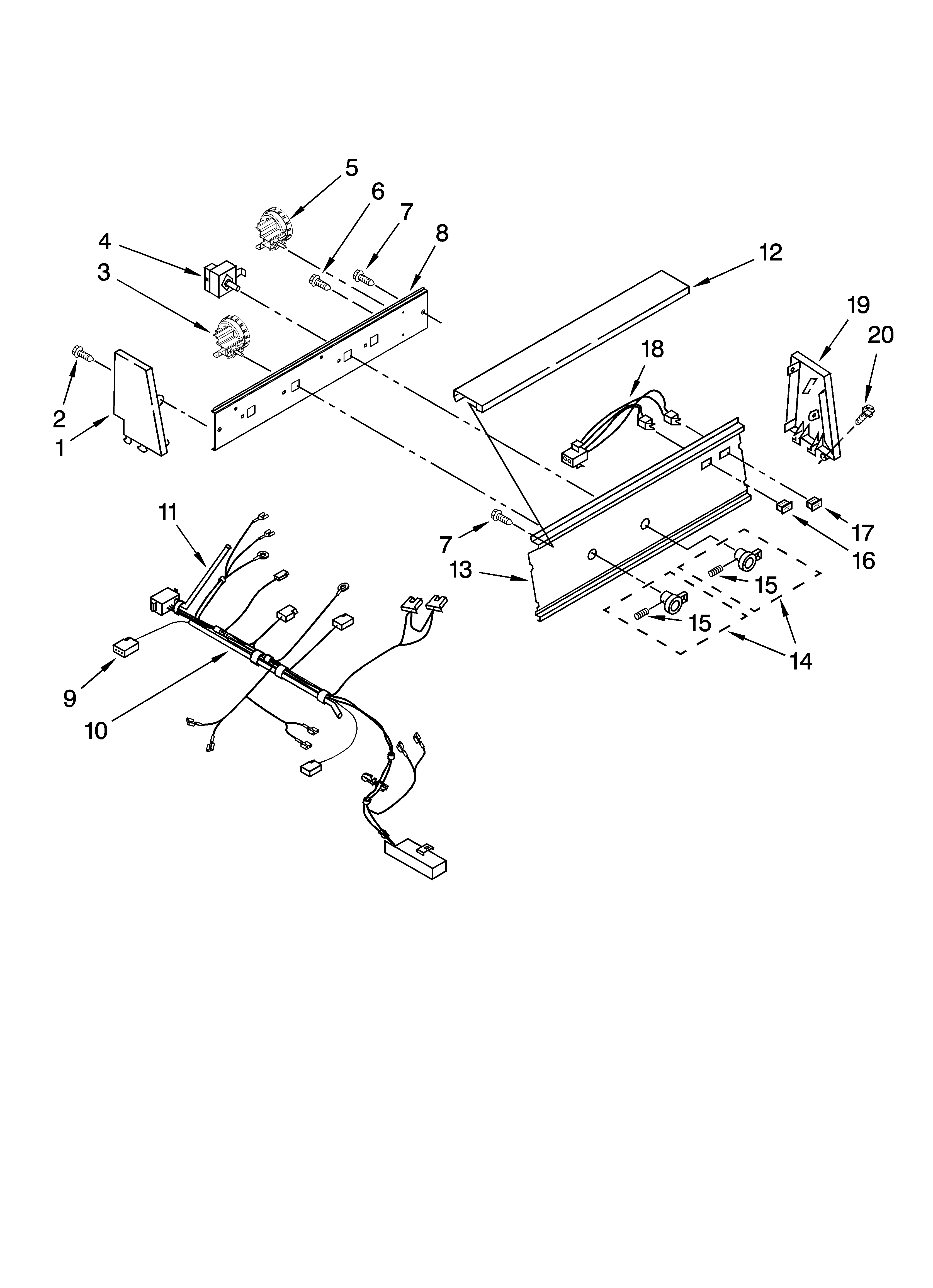 Console panel parts