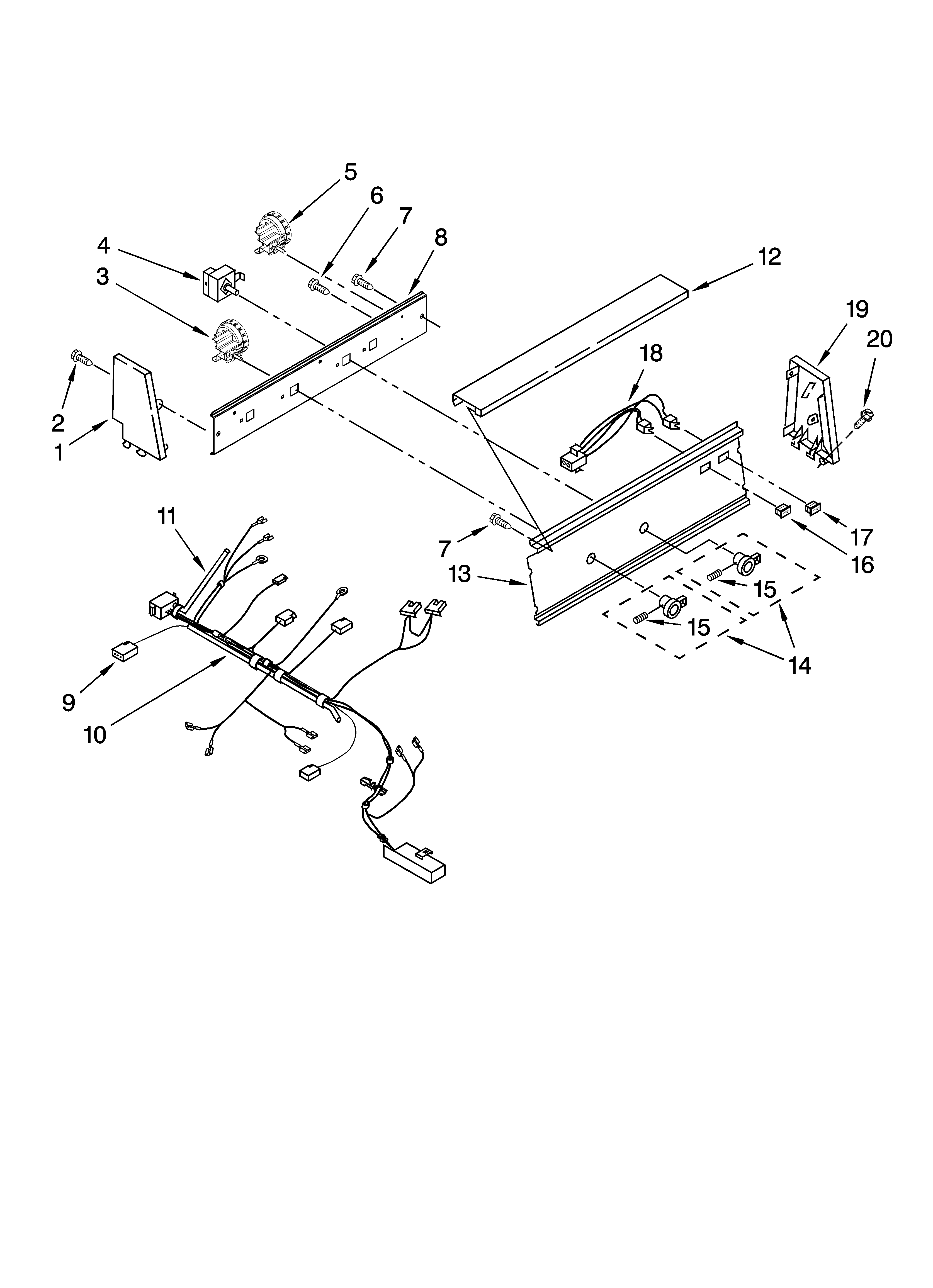 CONSOLE PANEL PARTS
