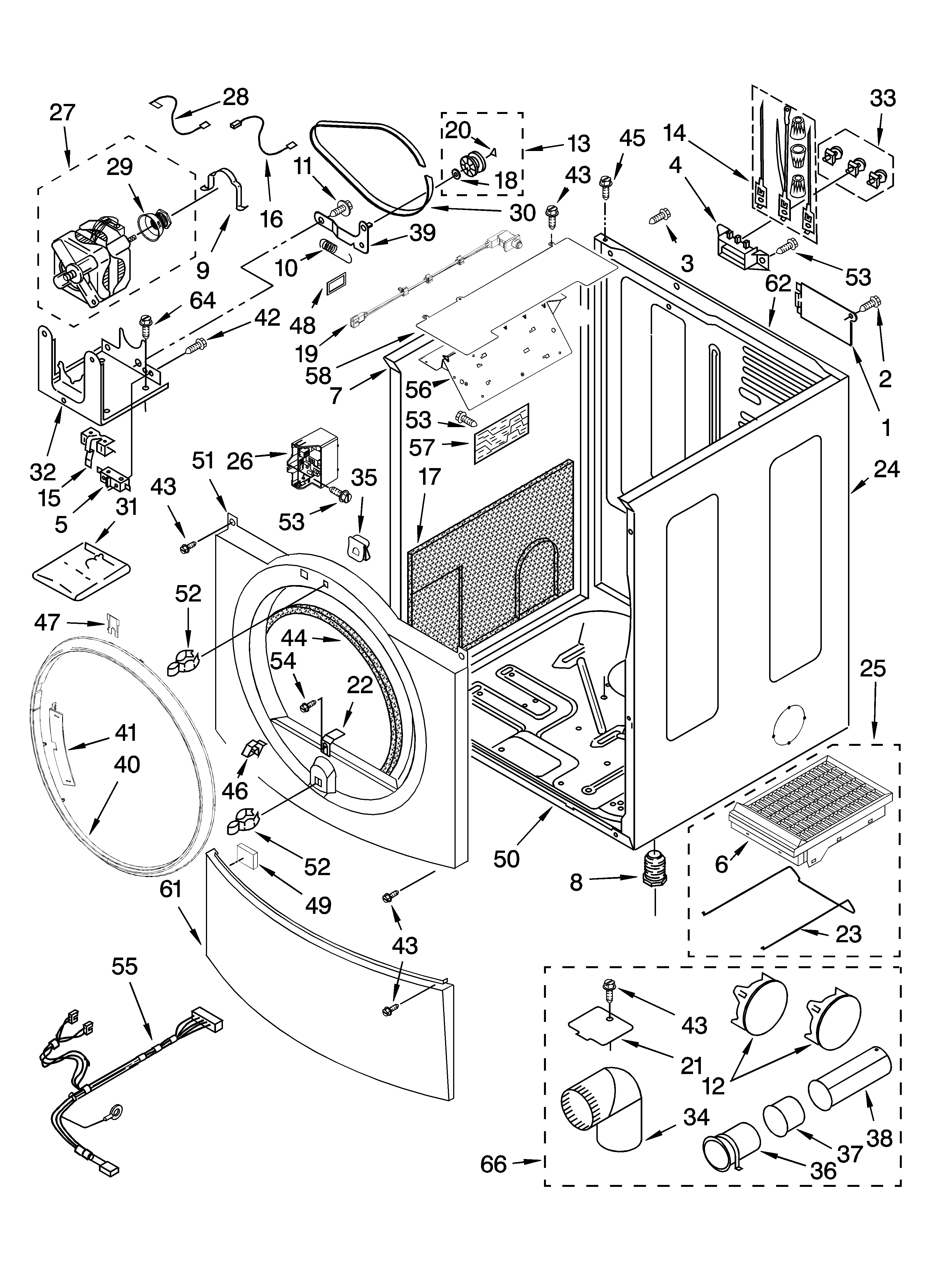 Cabinet parts