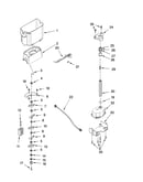 Motor and ice container parts
