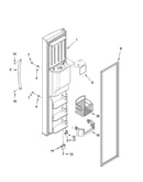 Freezer door parts