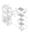 Freezer liner parts
