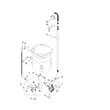 Kenmore Elite 11027032603 pump parts, optional parts (not included) diagram