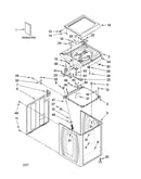 Top and cabinet parts