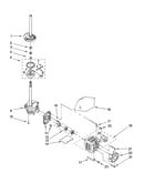 Brake, clutch, gearcase, motor and pump parts