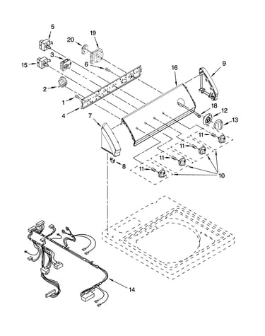 Control panel parts