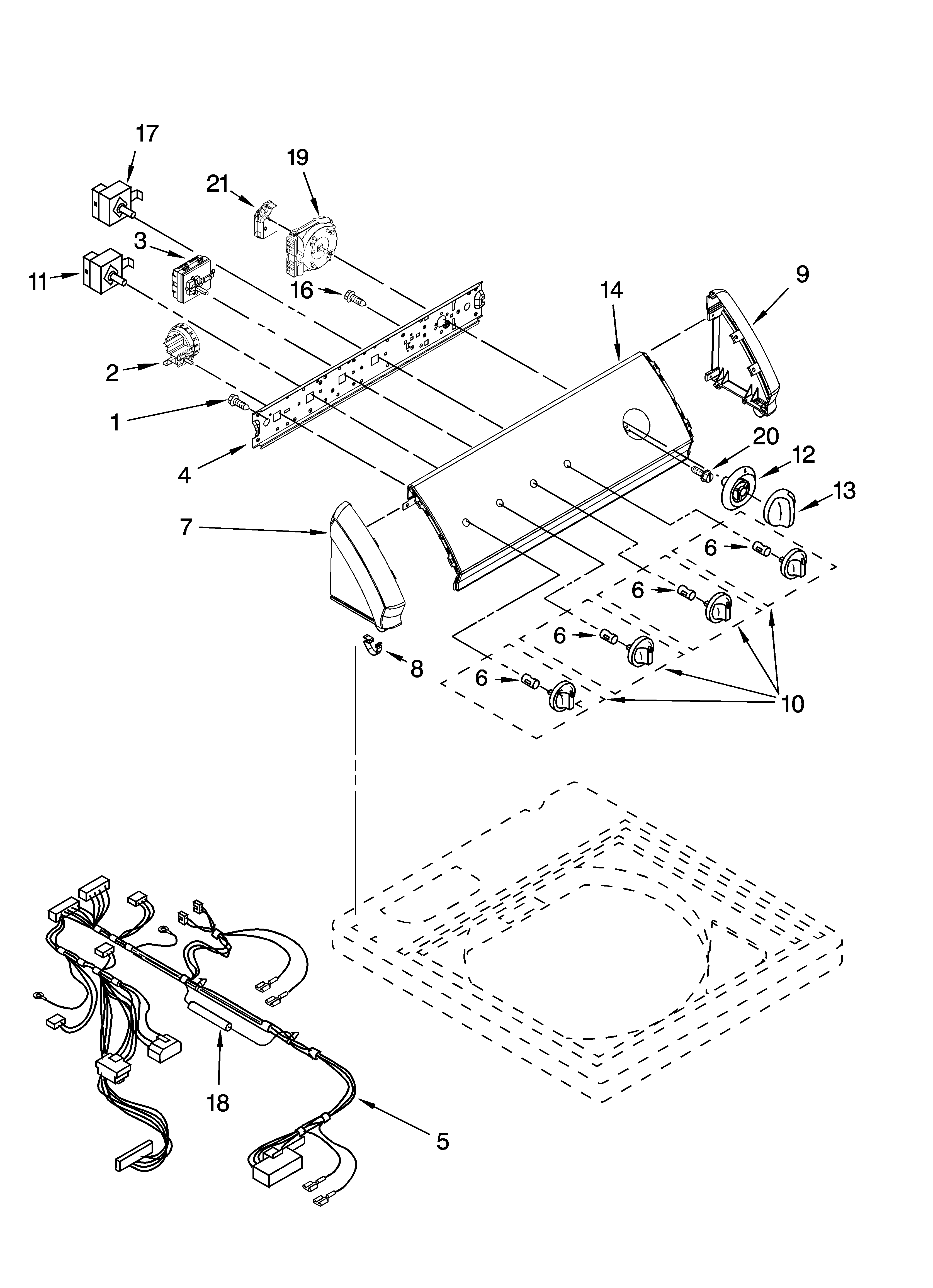 Control panel parts