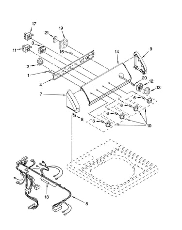 Control panel parts