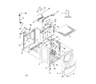 Kenmore 11047542602 top and cabinet parts diagram
