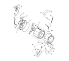 Kenmore 11047542602 tub and basket parts, optional parts (not included) diagram