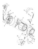 Tub and basket parts, optional parts (not included)