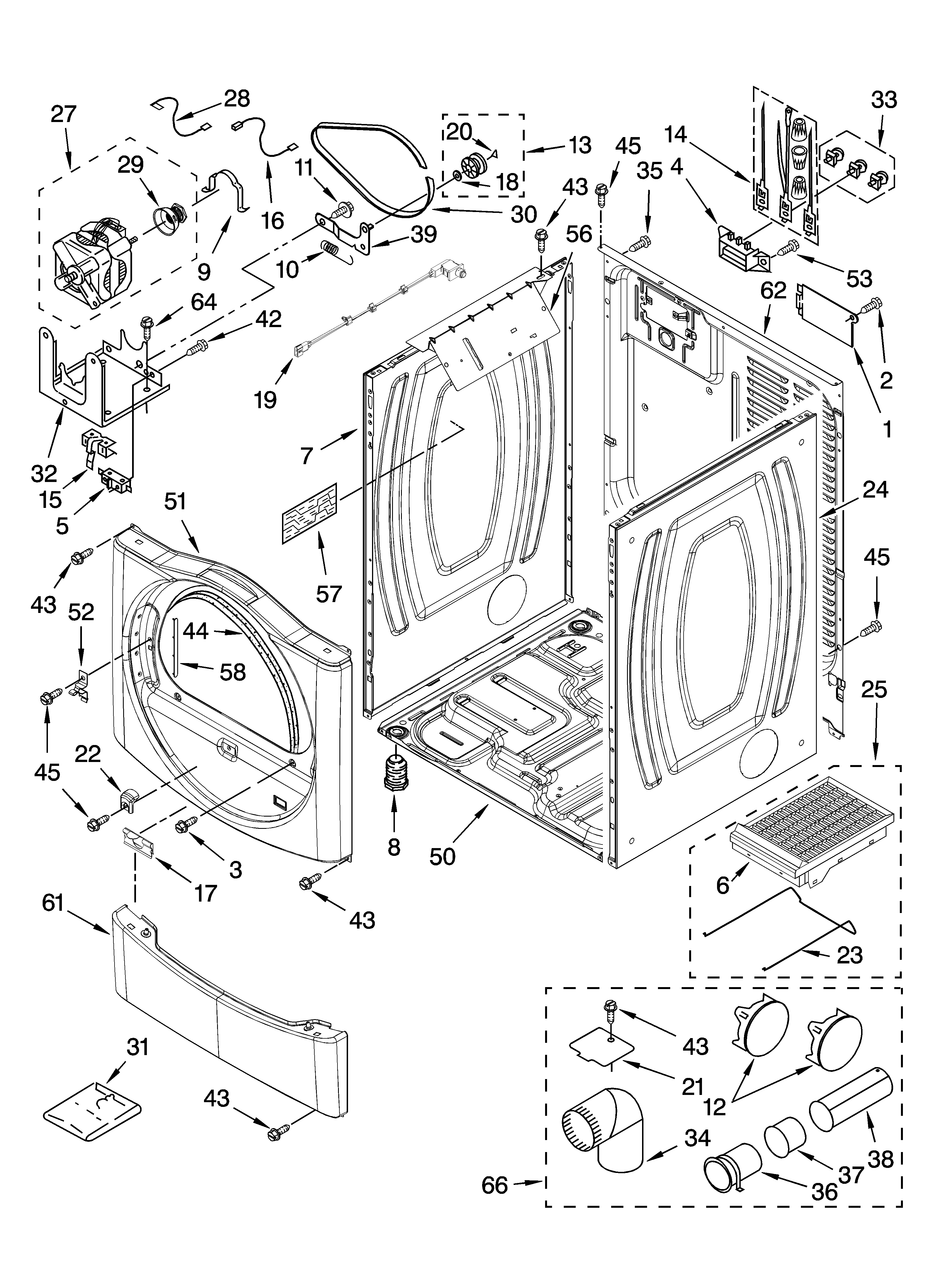 Cabinet parts