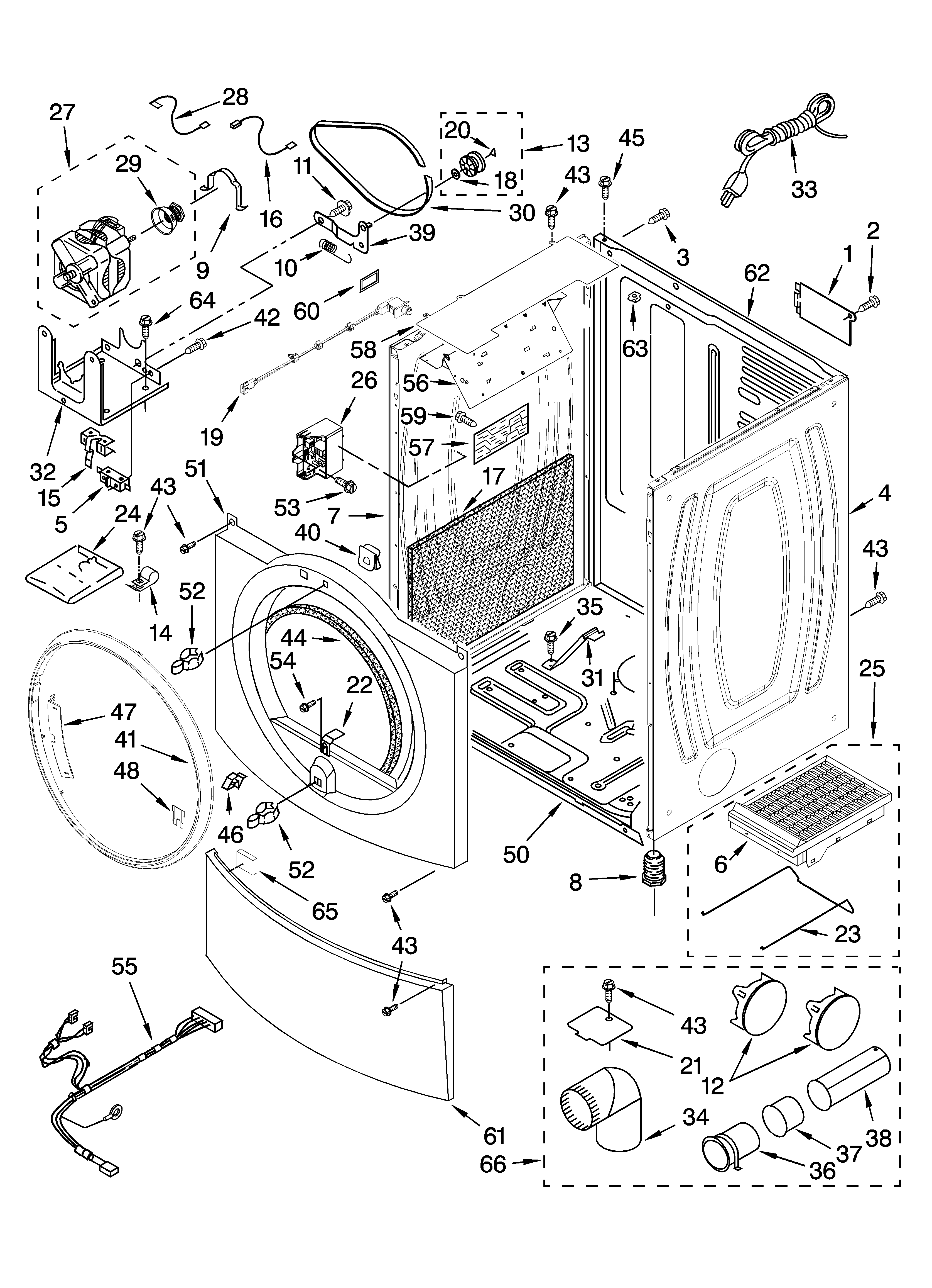 Cabinet parts