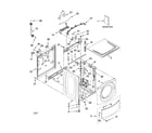 Kenmore 11047512602 top and cabinet parts diagram