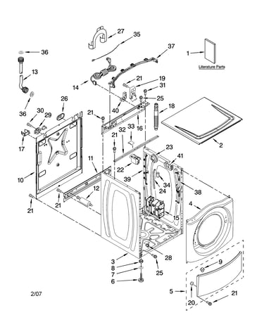 Top and cabinet parts