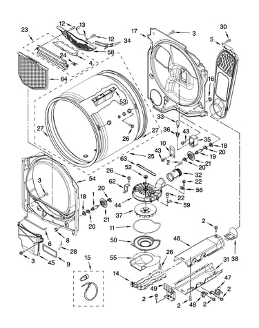 Bulkhead parts, optional parts (not included)