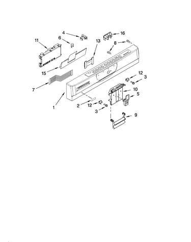 Control panel parts