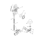 Kenmore Elite 66576972K602 fill and overfill parts diagram