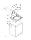 Top and cabinet parts