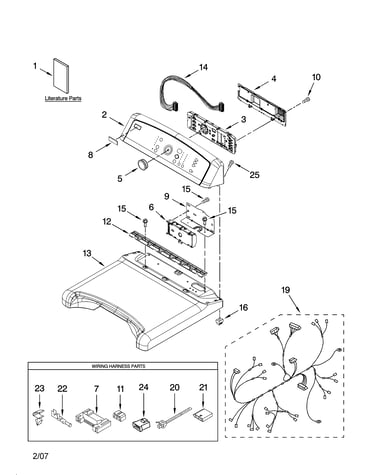 Top and console parts