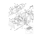 Kenmore Elite 11077072600 cabinet parts diagram