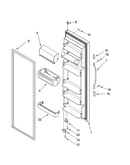 Refrigerator door parts