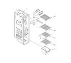 Kenmore 10657162700 freezer liner parts diagram