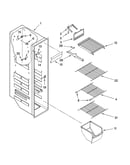 Freezer liner parts