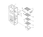 Kenmore 10657372700 freezer liner parts diagram