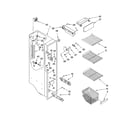 Kenmore Elite 10658963701 freezer liner parts diagram