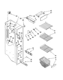 Freezer liner parts