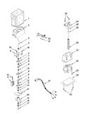 Motor and ice container parts