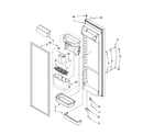 Kenmore Elite 10658962701 refrigerator door parts diagram