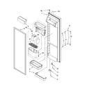 Kenmore Elite 10658966701 refrigerator door parts diagram