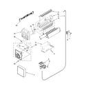 Kenmore Elite 10658966701 icemaker parts, optional parts (not included) diagram