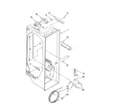 Kenmore Elite 10658164703 refrigerator liner parts diagram