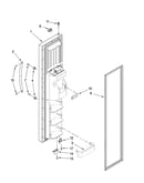 Freezer door parts